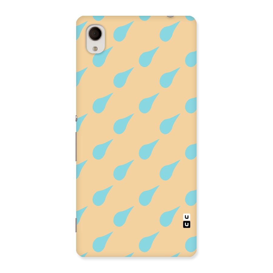 Pastel Orange Drops Back Case for Sony Xperia M4