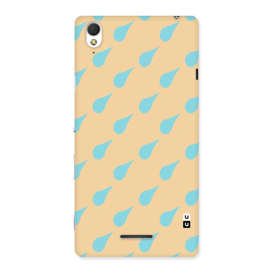 Pastel Orange Drops Back Case for Sony Xperia T3