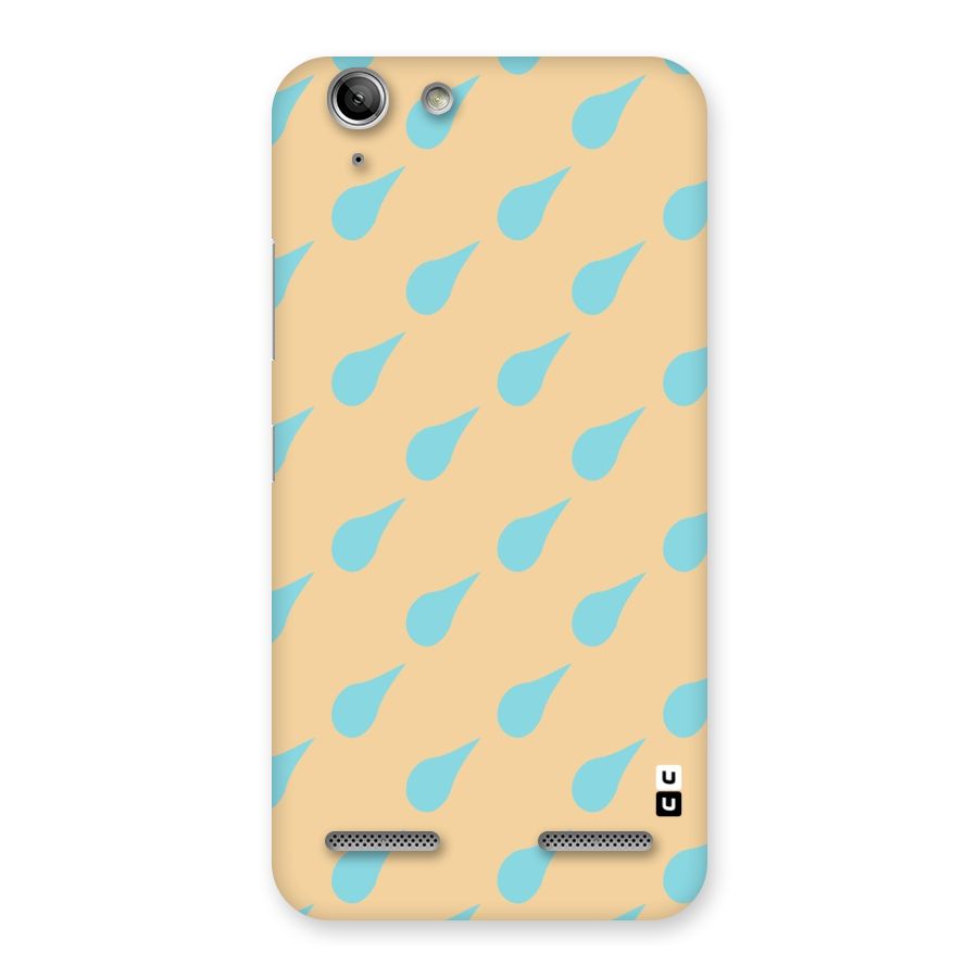 Pastel Orange Drops Back Case for Vibe K5