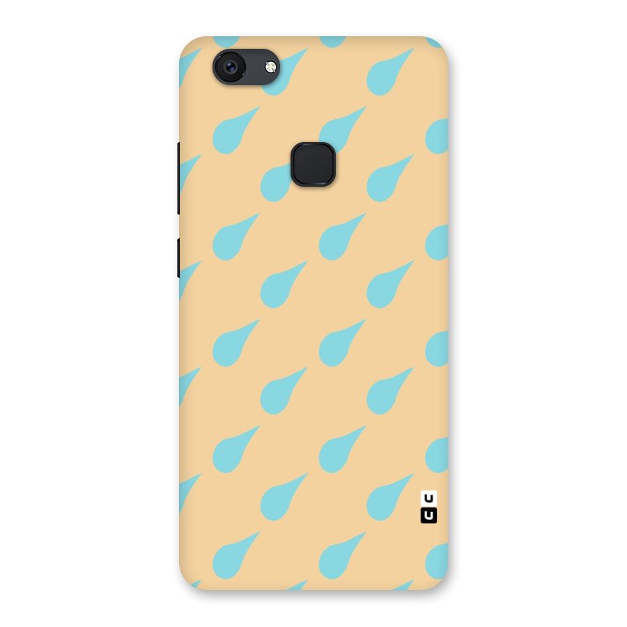 Pastel Orange Drops Back Case for Vivo V7 Plus
