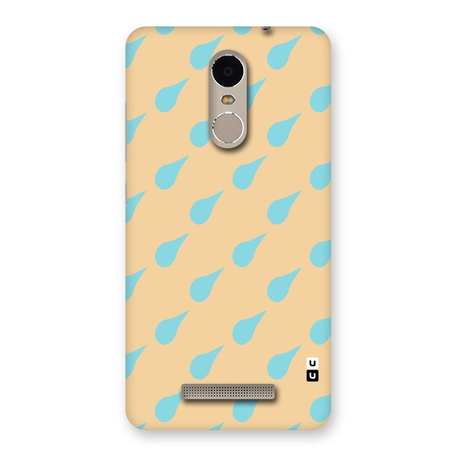 Pastel Orange Drops Back Case for Xiaomi Redmi Note 3