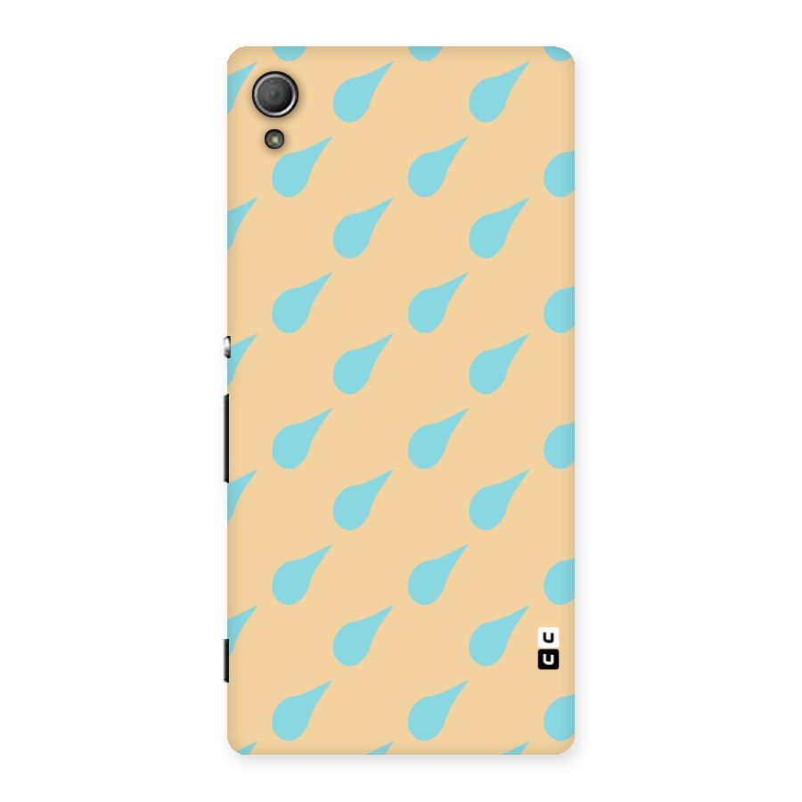 Pastel Orange Drops Back Case for Xperia Z4