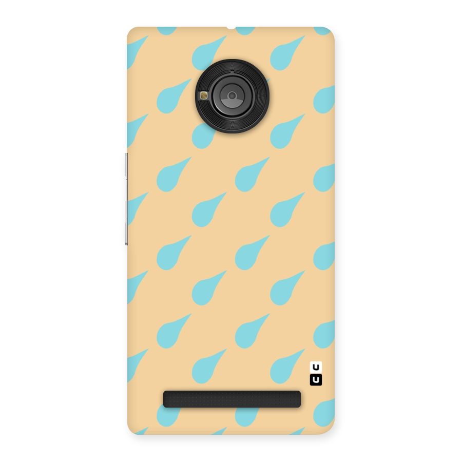 Pastel Orange Drops Back Case for Yu Yuphoria