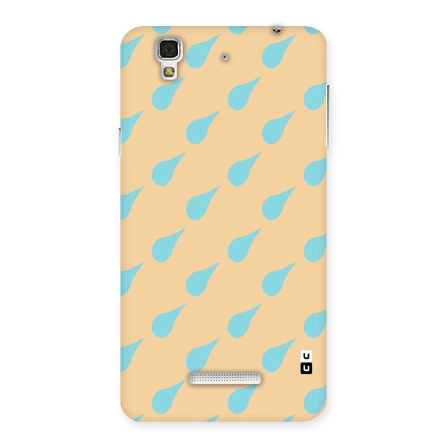 Pastel Orange Drops Back Case for Yu Yureka