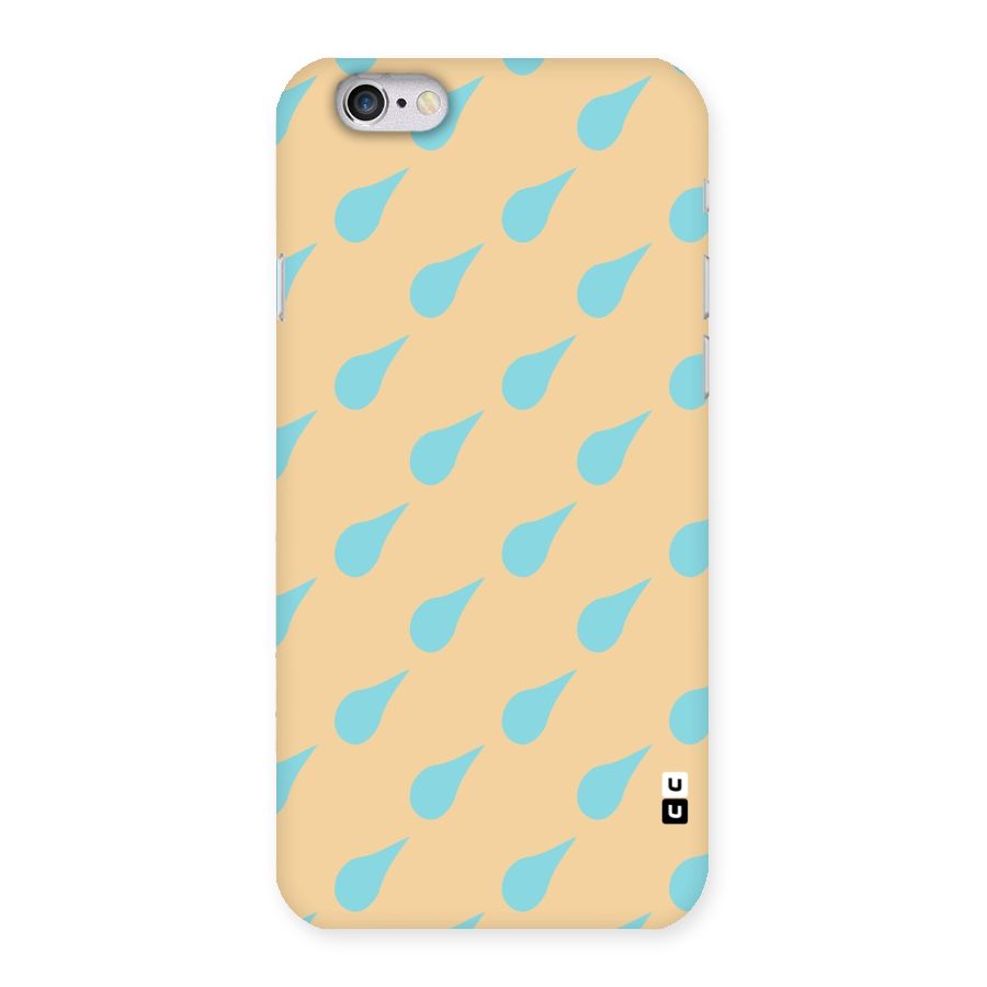 Pastel Orange Drops Back Case for iPhone 6 6S