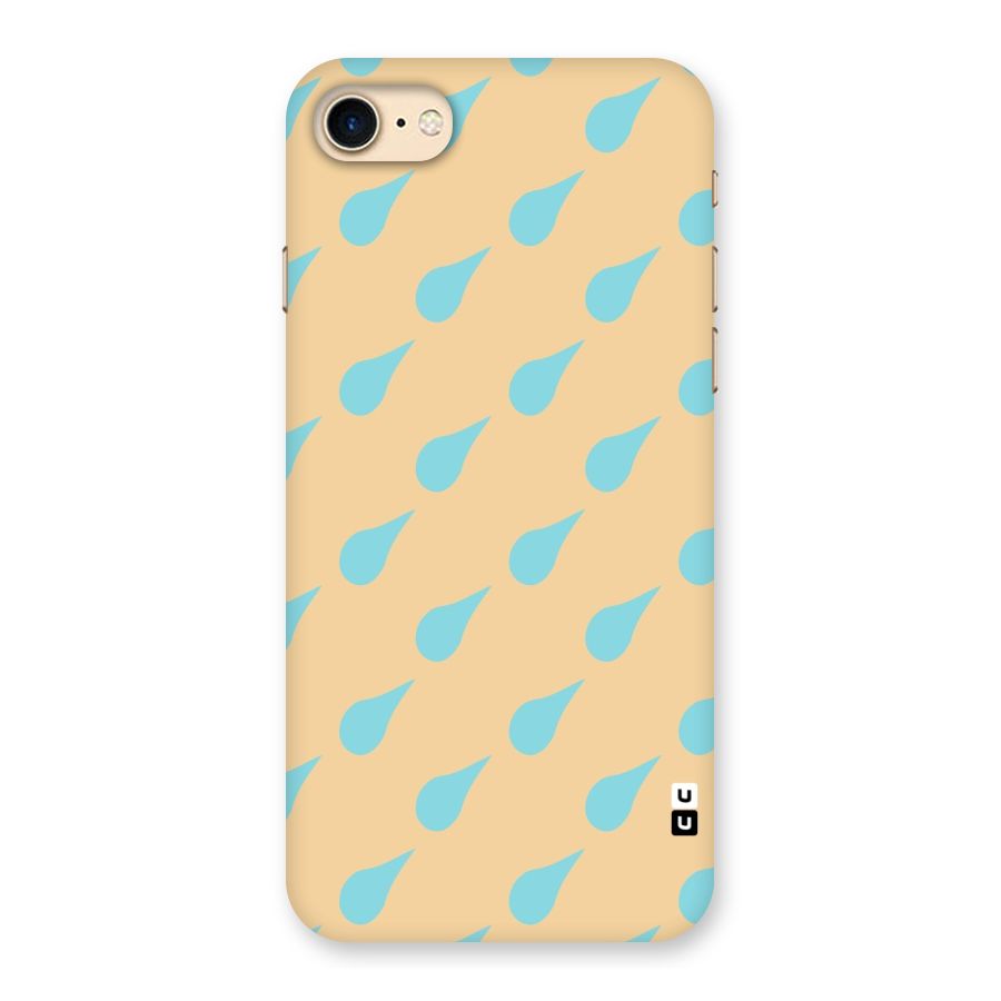 Pastel Orange Drops Back Case for iPhone 7