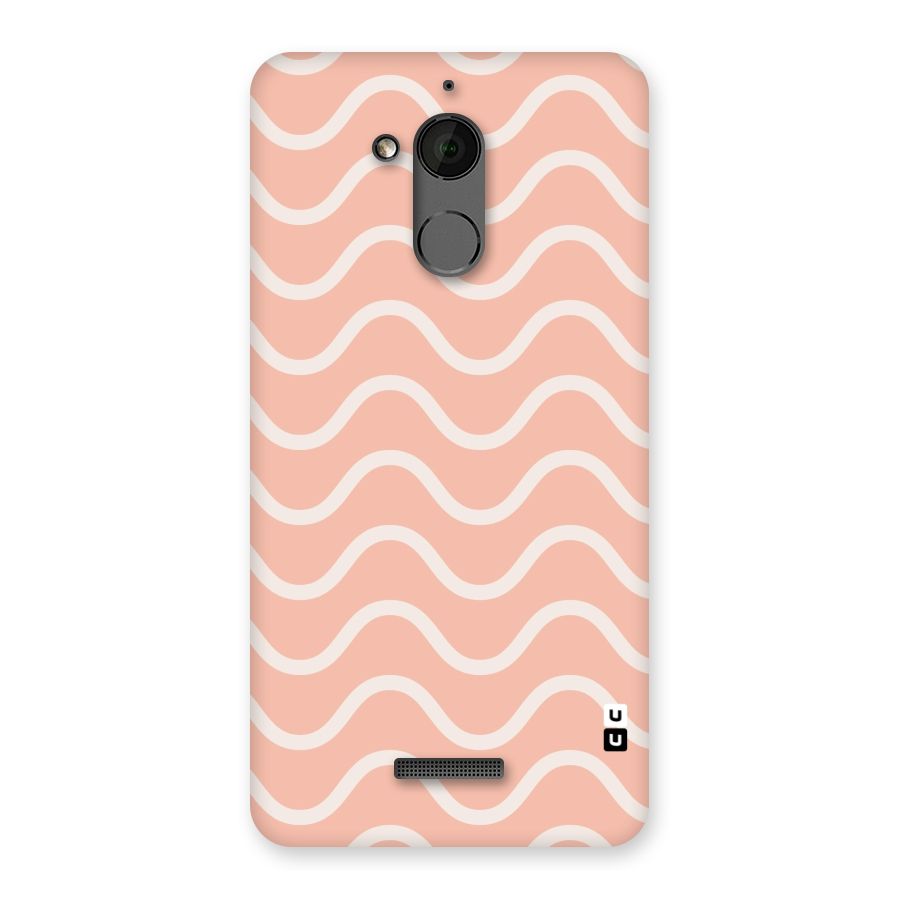 Pastel Peach Waves Back Case for Coolpad Note 5