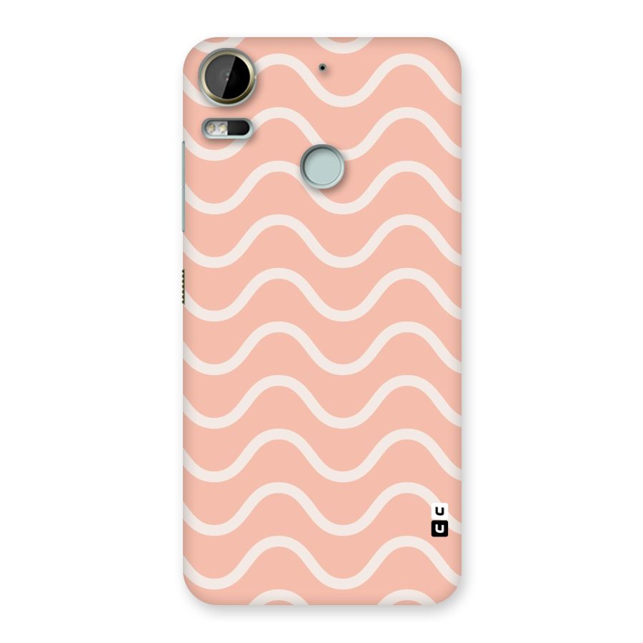 Pastel Peach Waves Back Case for Desire 10 Pro