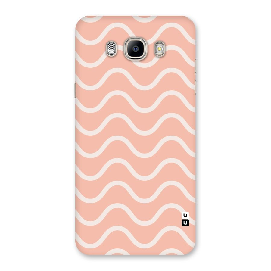 Pastel Peach Waves Back Case for Galaxy On8