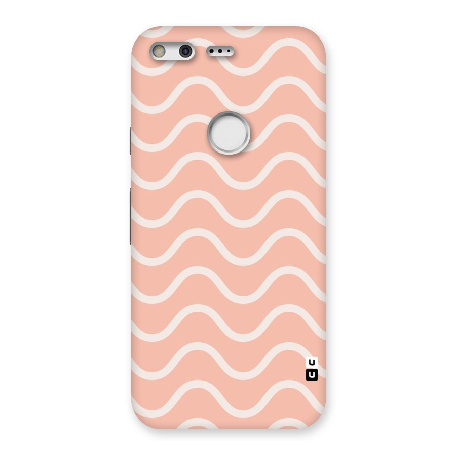 Pastel Peach Waves Back Case for Google Pixel