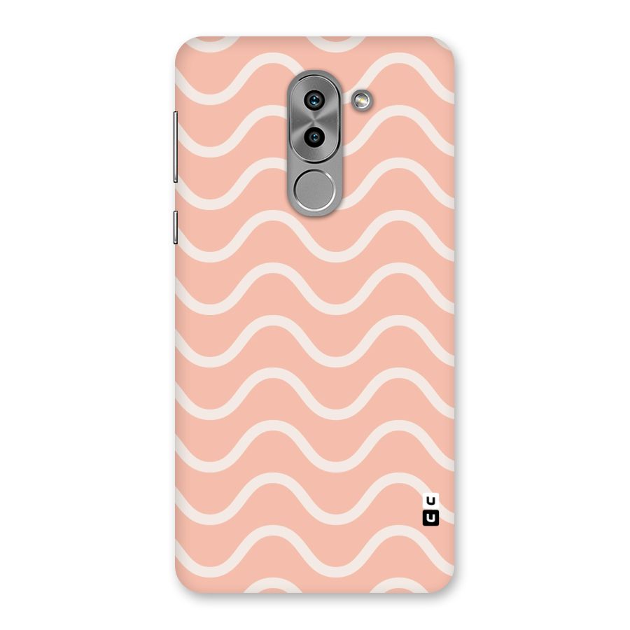 Pastel Peach Waves Back Case for Honor 6X