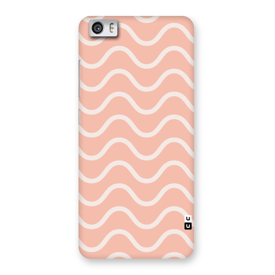 Pastel Peach Waves Back Case for Xiaomi Redmi Mi5