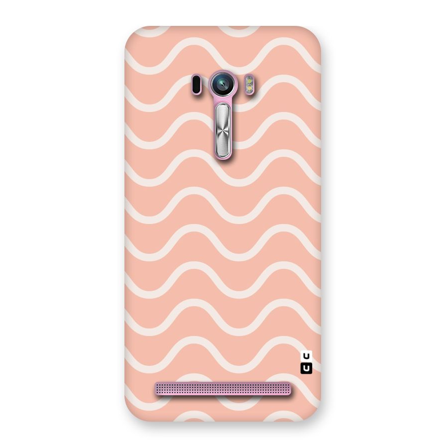 Pastel Peach Waves Back Case for Zenfone Selfie