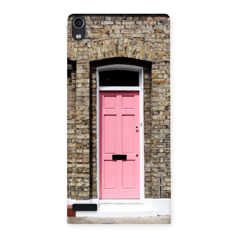 Pastel Pink Door Back Case for Ascend P6