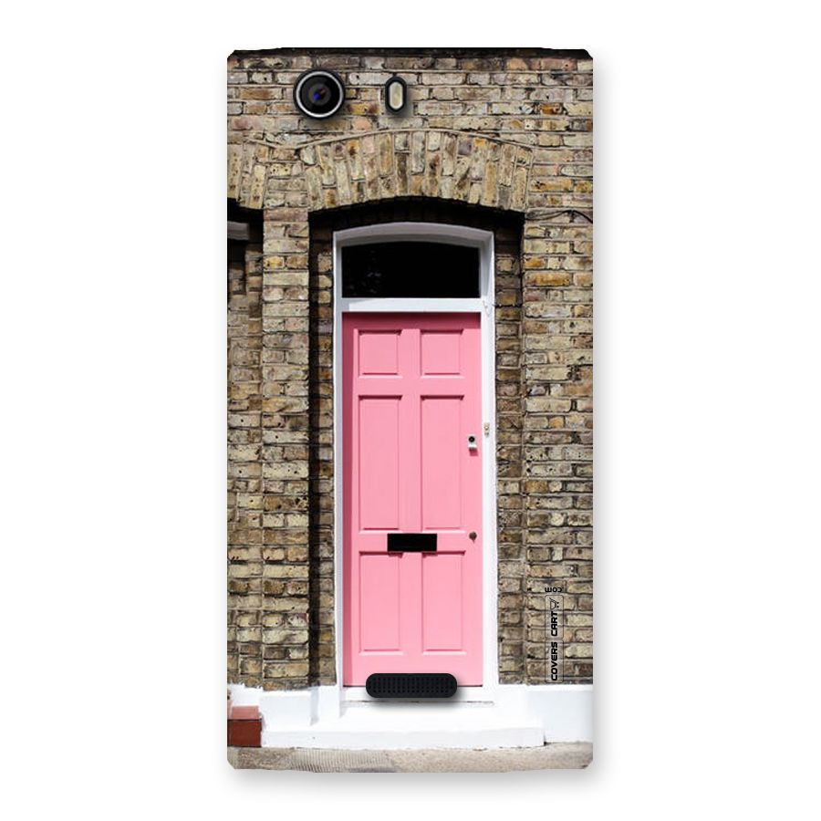 Pastel Pink Door Back Case for Canvas Nitro 2 E311