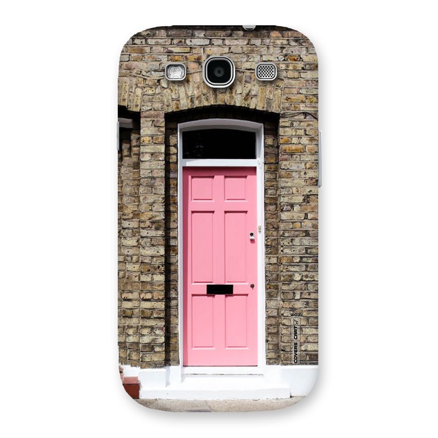 Pastel Pink Door Back Case for Galaxy S3