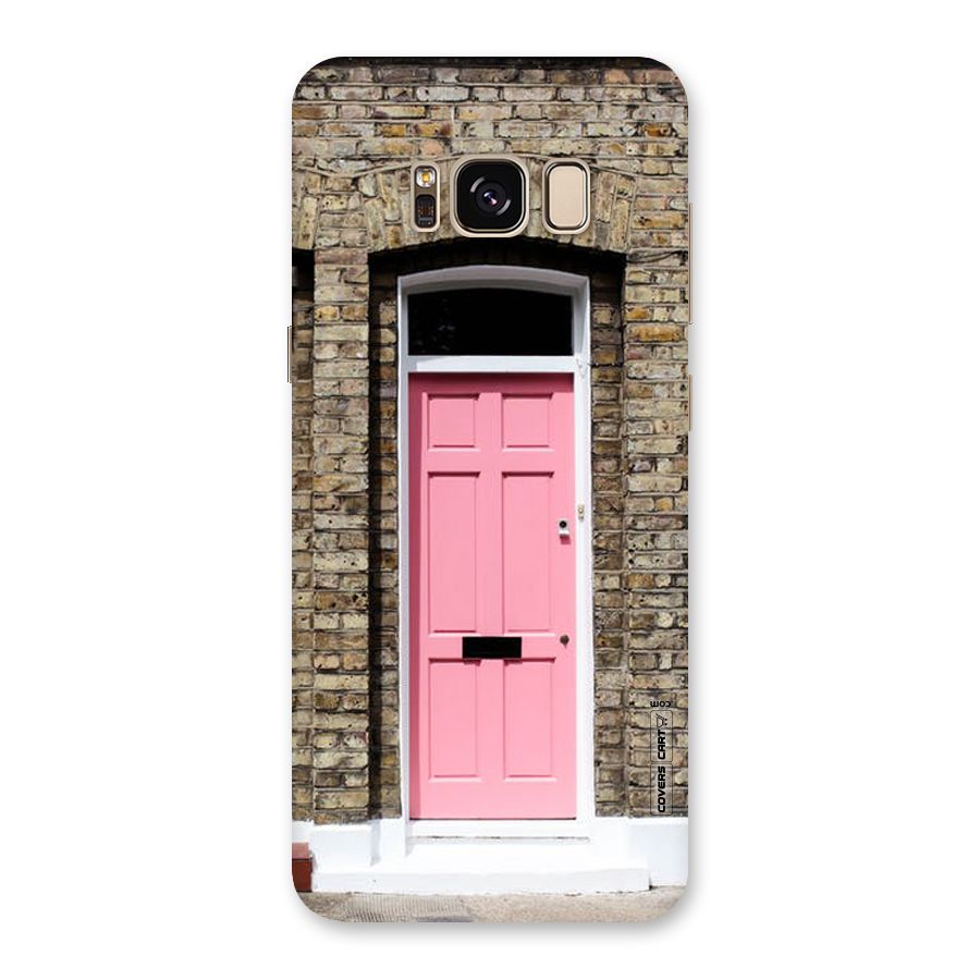 Pastel Pink Door Back Case for Galaxy S8