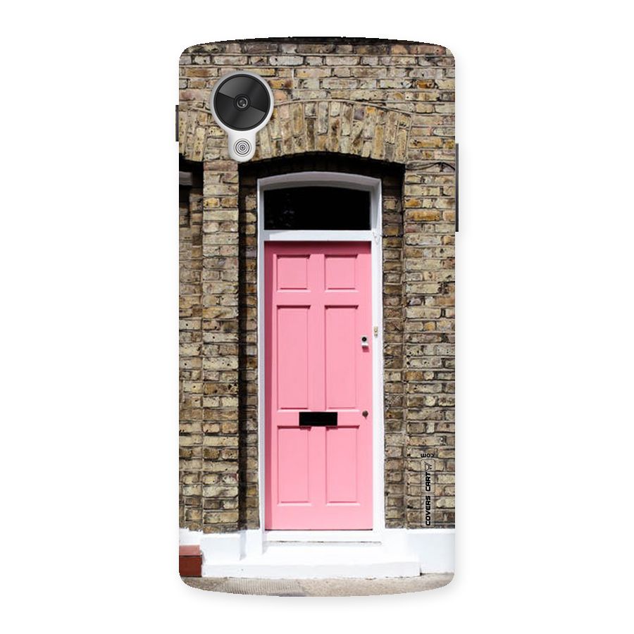 Pastel Pink Door Back Case for Google Nexsus 5