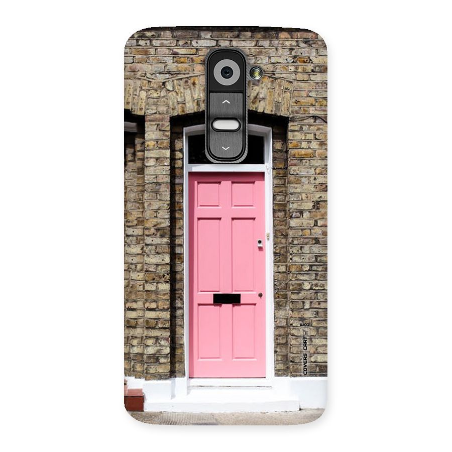 Pastel Pink Door Back Case for LG G2