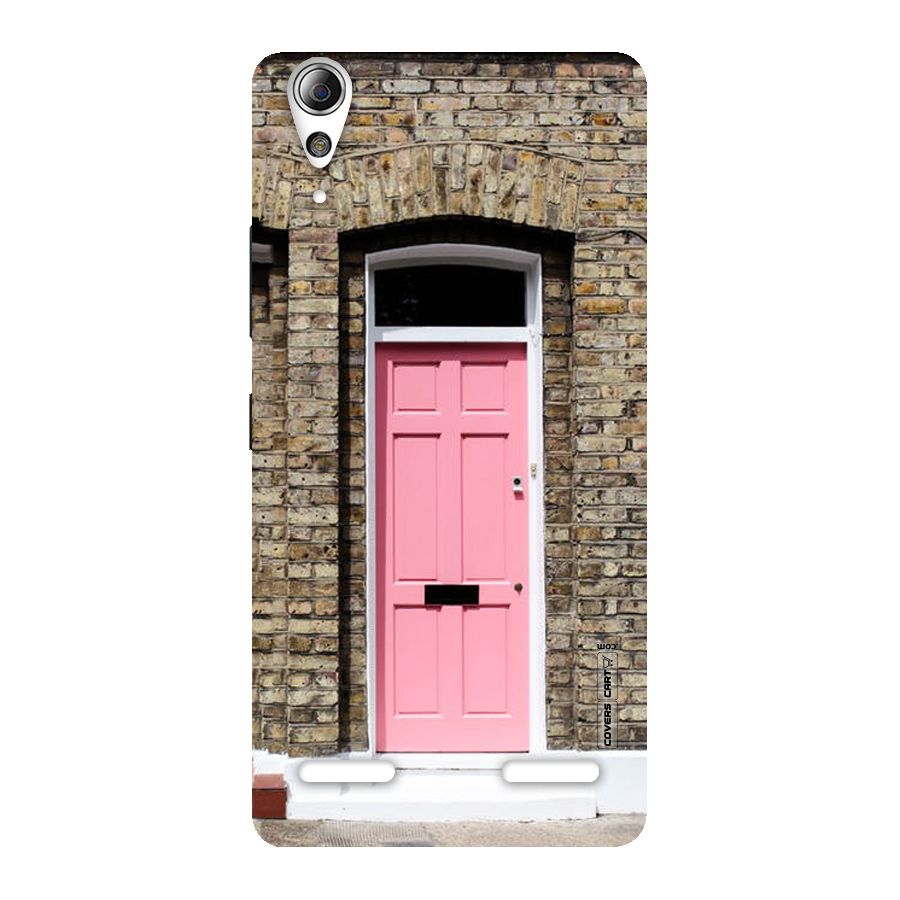 Pastel Pink Door Back Case for Lenovo A6000