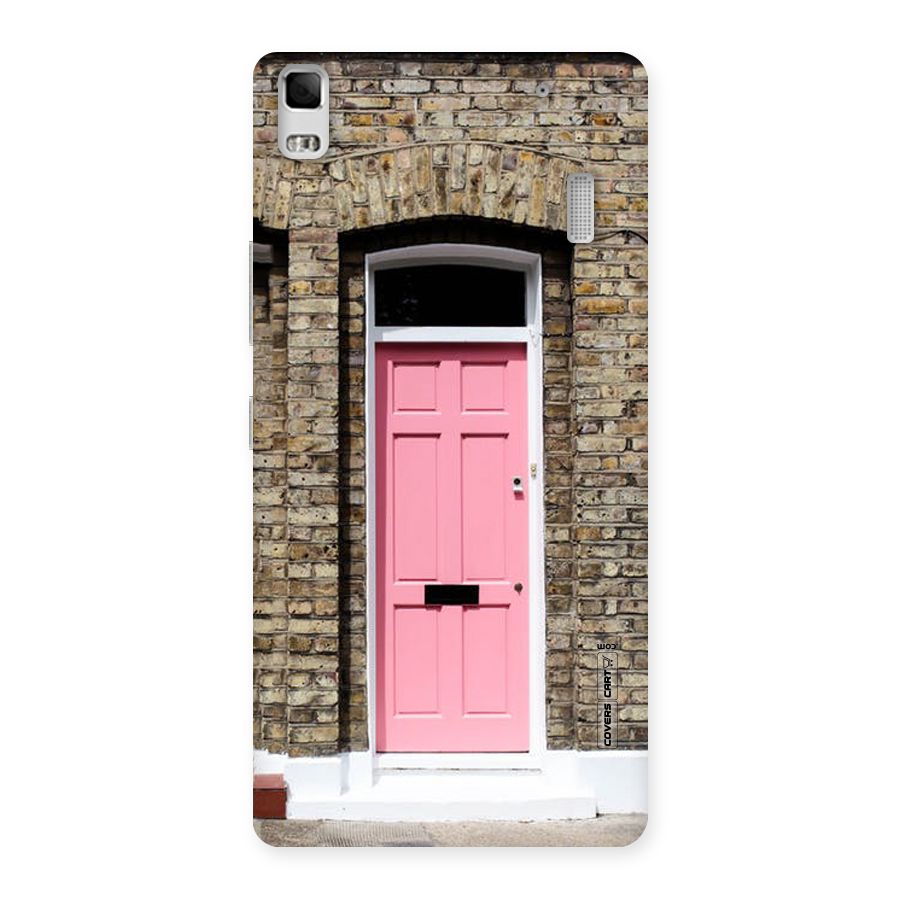 Pastel Pink Door Back Case for Lenovo A7000