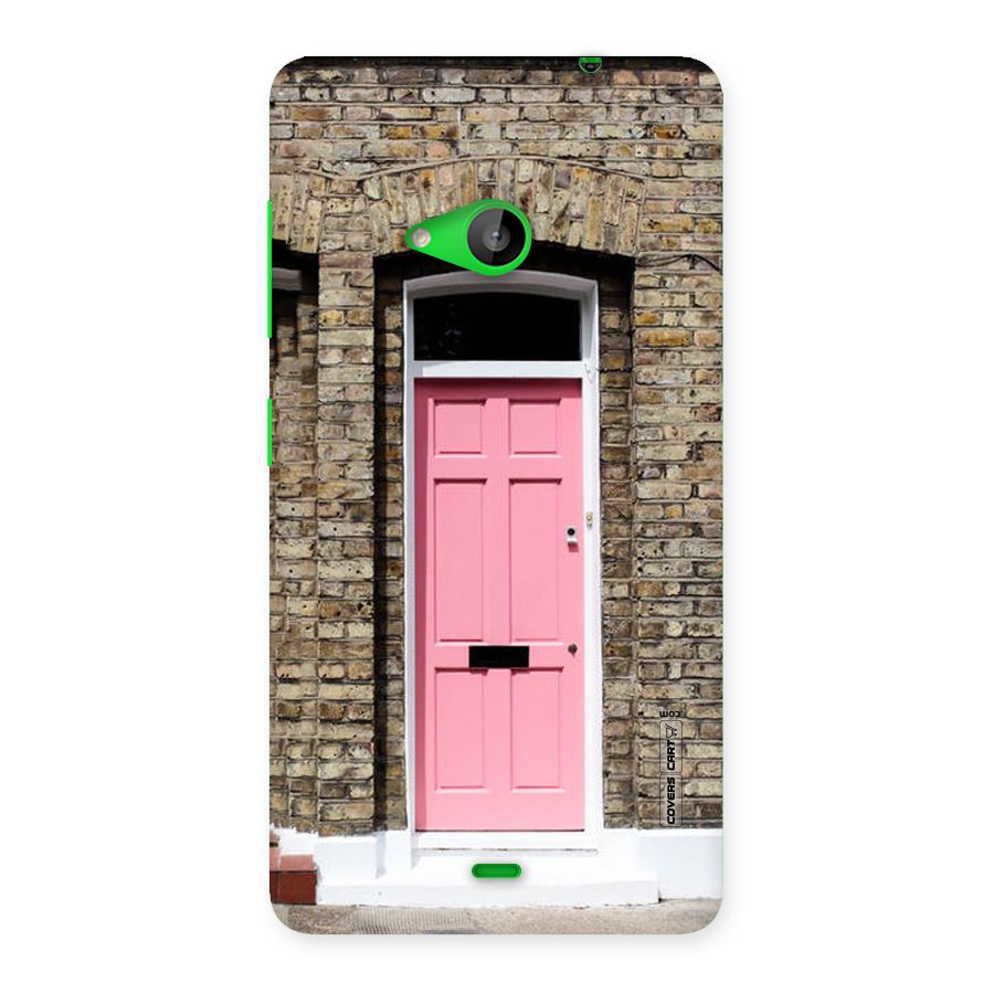 Pastel Pink Door Back Case for Lumia 535