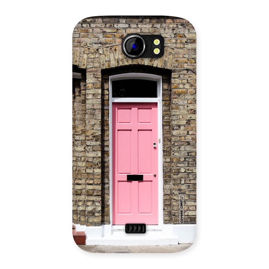 Pastel Pink Door Back Case for Micromax Canvas 2 A110