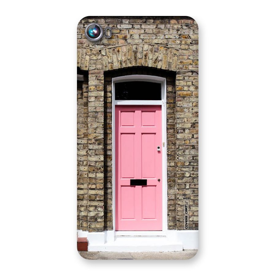 Pastel Pink Door Back Case for Micromax Canvas Fire 4 A107