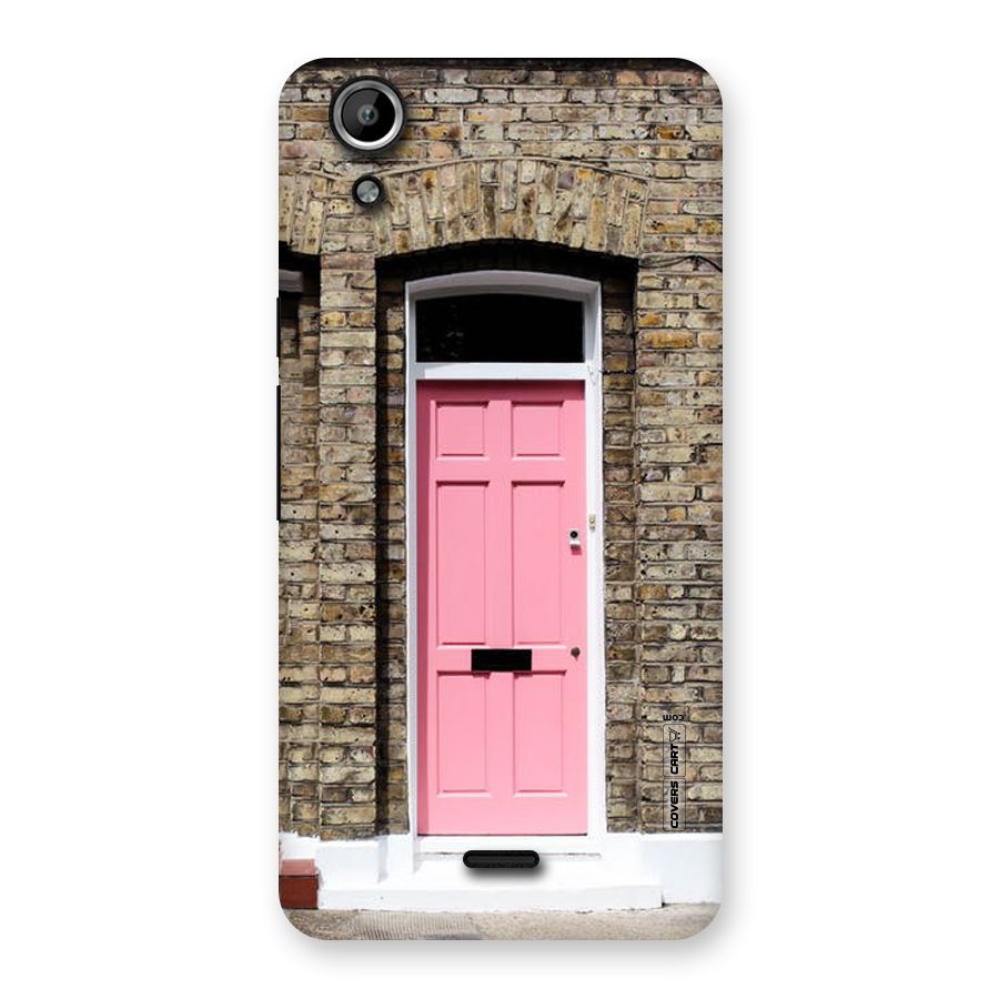 Pastel Pink Door Back Case for Micromax Canvas Selfie Lens Q345