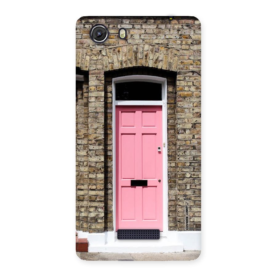 Pastel Pink Door Back Case for Micromax Unite 3
