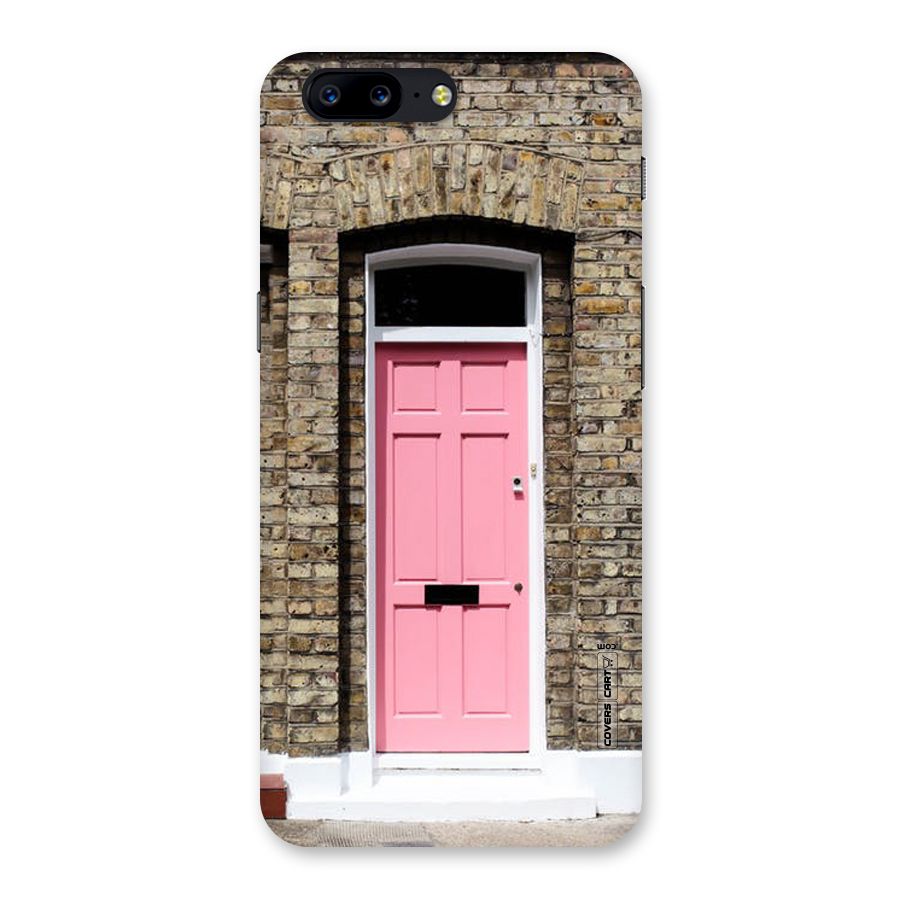 Pastel Pink Door Back Case for OnePlus 5