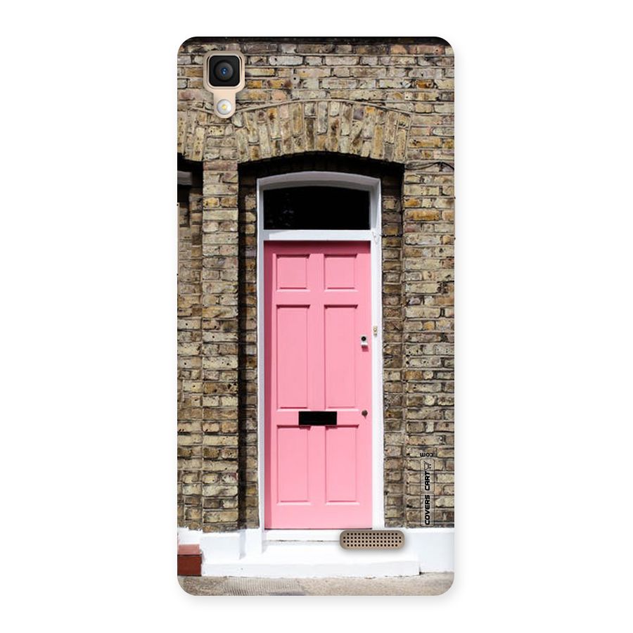 Pastel Pink Door Back Case for Oppo R7