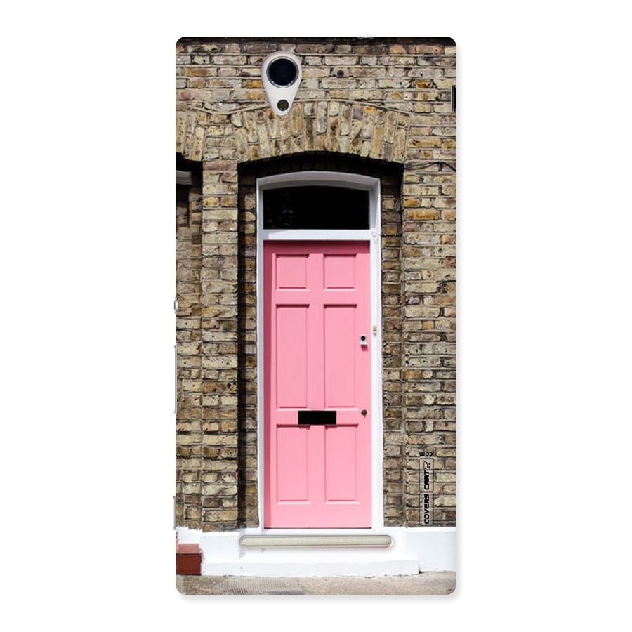 Pastel Pink Door Back Case for Sony Xperia C3
