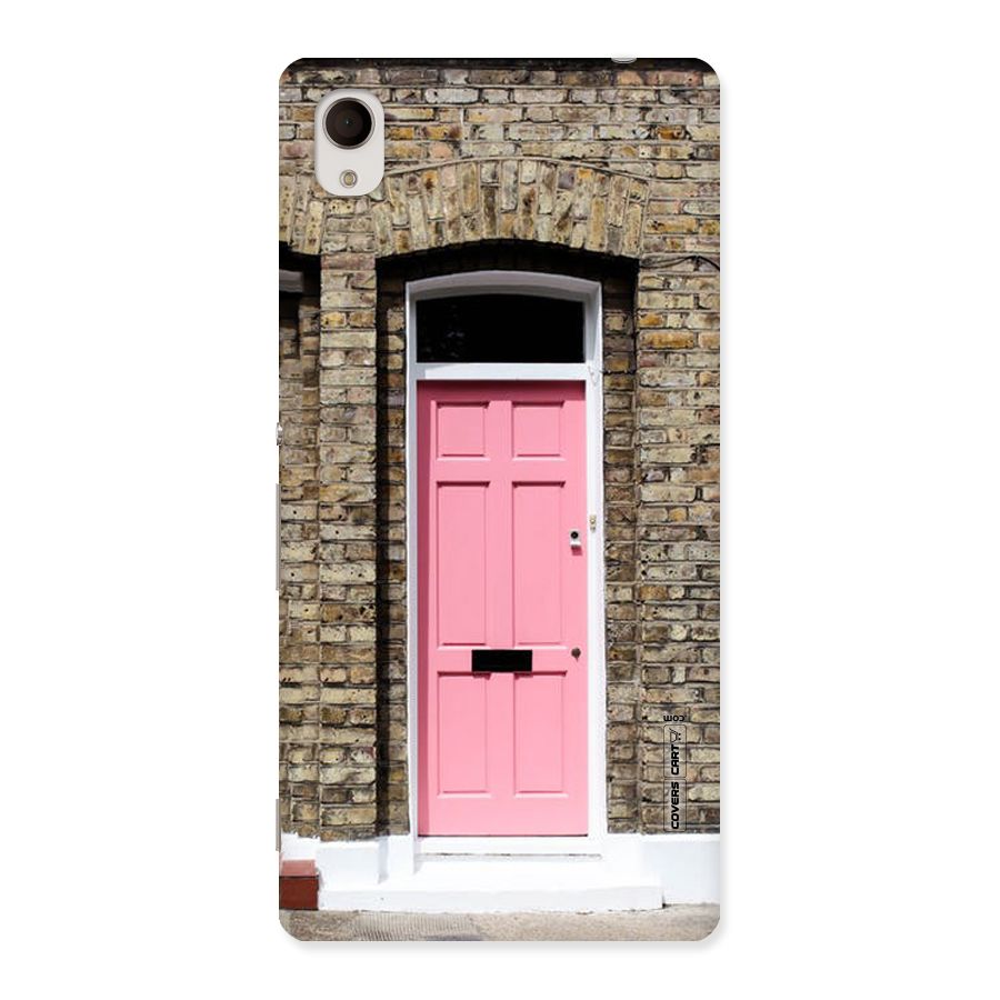 Pastel Pink Door Back Case for Sony Xperia M4