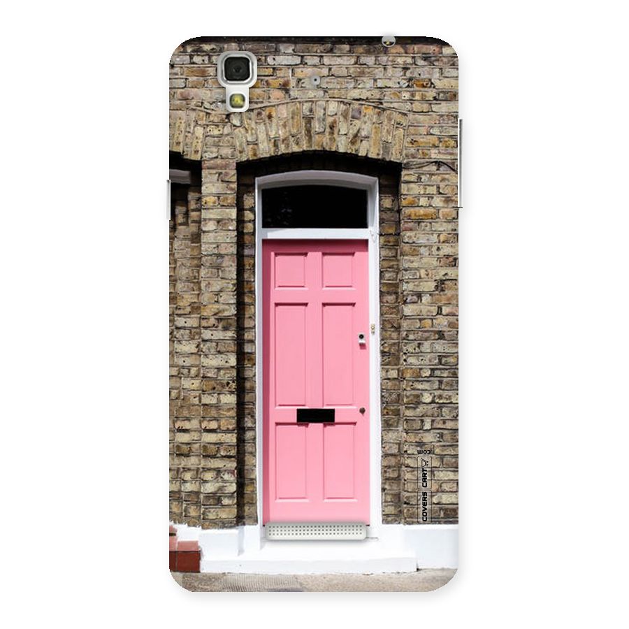 Pastel Pink Door Back Case for Yu Yureka