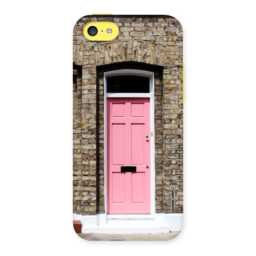 Pastel Pink Door Back Case for iPhone 5C