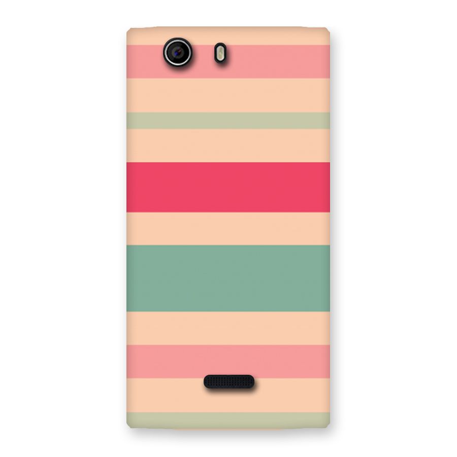 Pastel Stripes Vintage Back Case for Canvas Nitro 2 E311