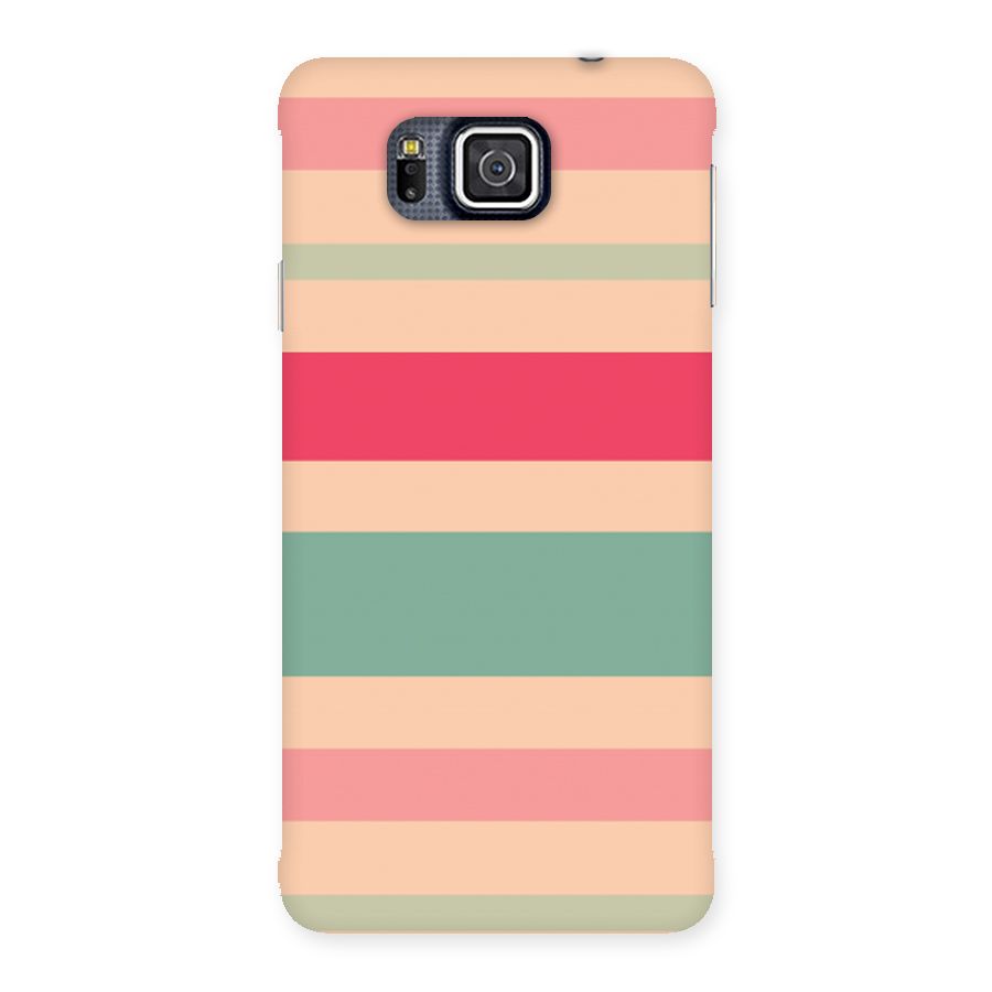 Pastel Stripes Vintage Back Case for Galaxy Alpha