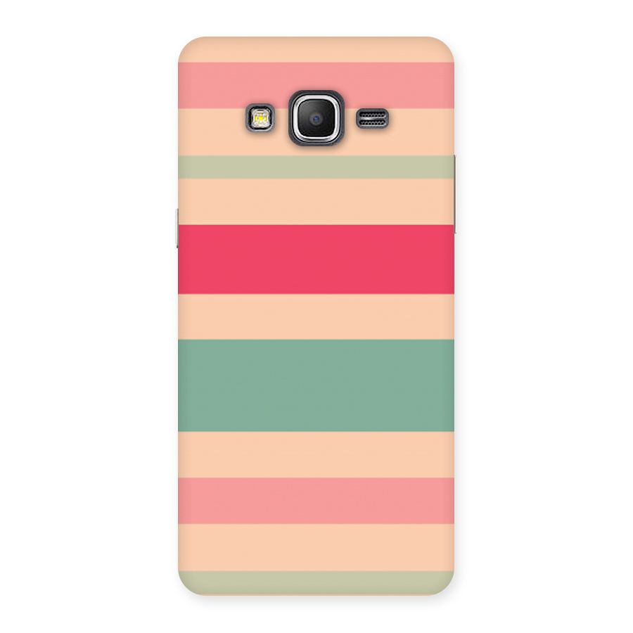 Pastel Stripes Vintage Back Case for Galaxy Grand Prime