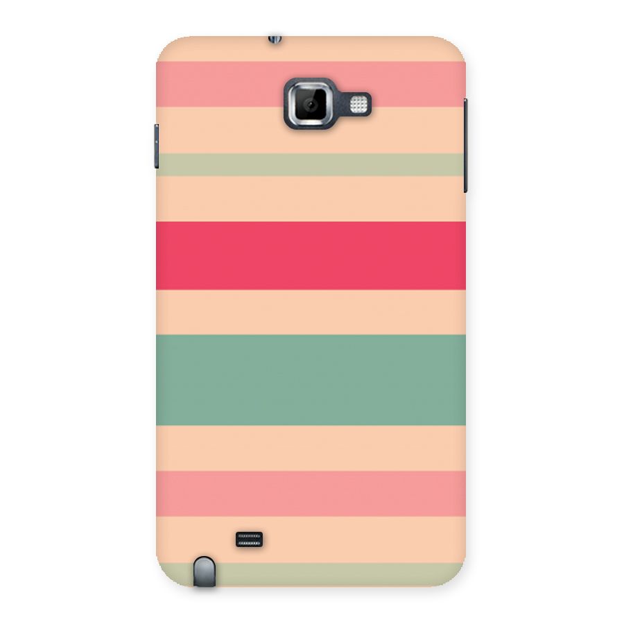 Pastel Stripes Vintage Back Case for Galaxy Note