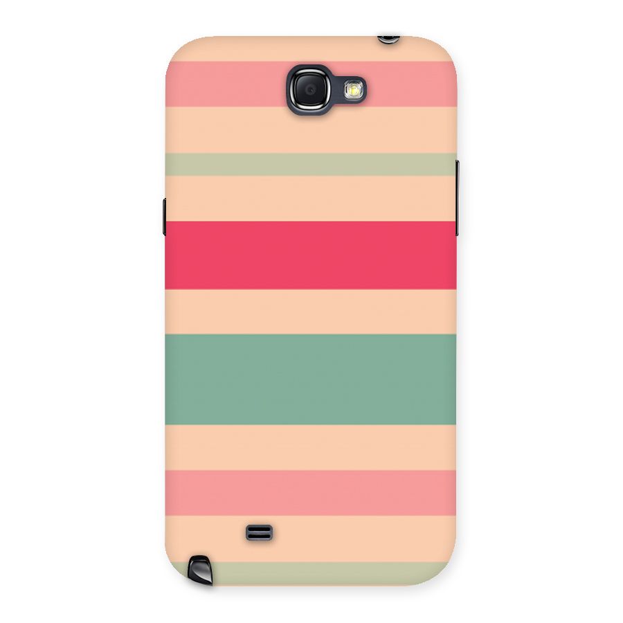 Pastel Stripes Vintage Back Case for Galaxy Note 2