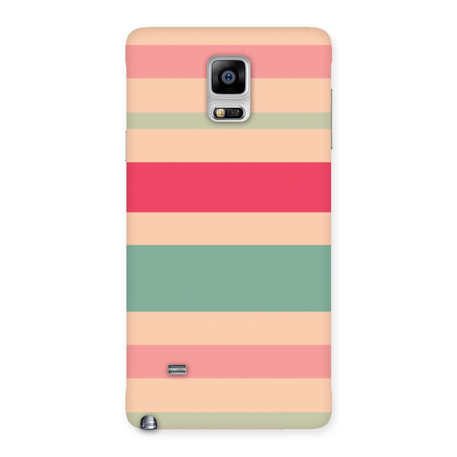 Pastel Stripes Vintage Back Case for Galaxy Note 4