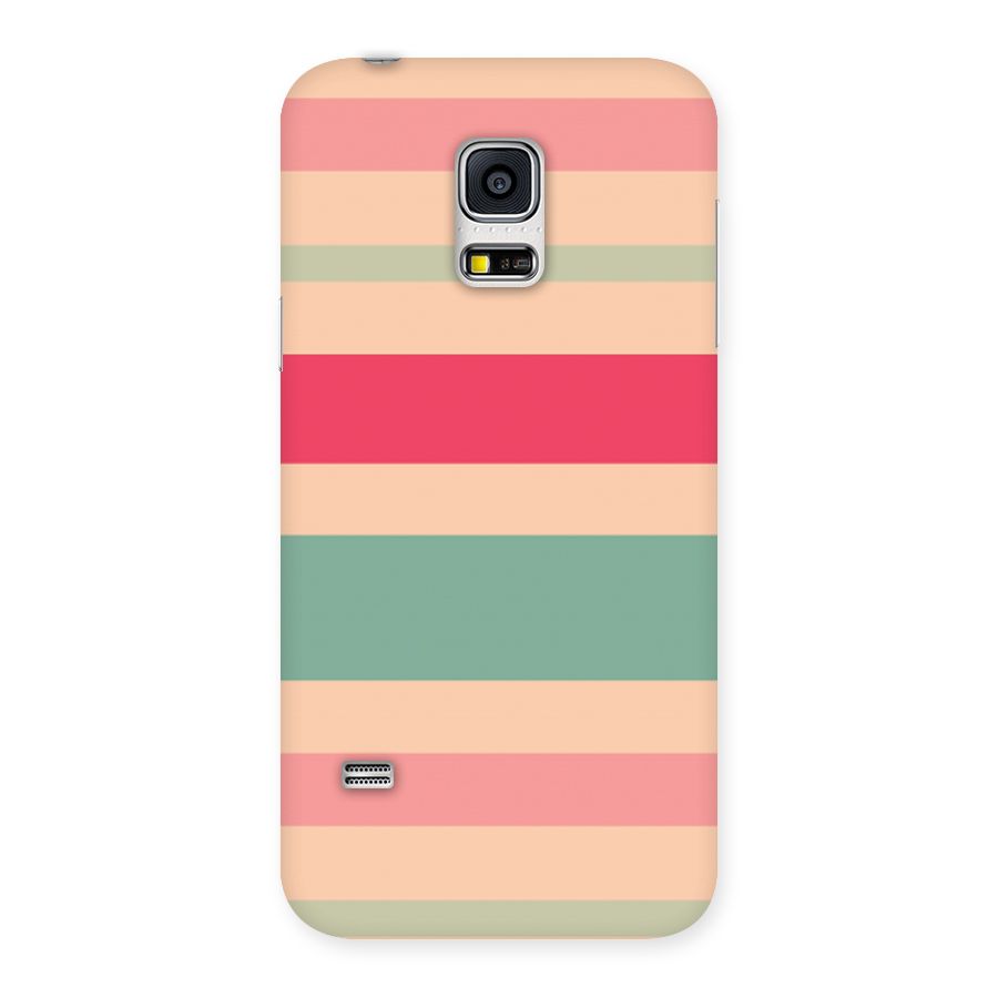 Pastel Stripes Vintage Back Case for Galaxy S5 Mini