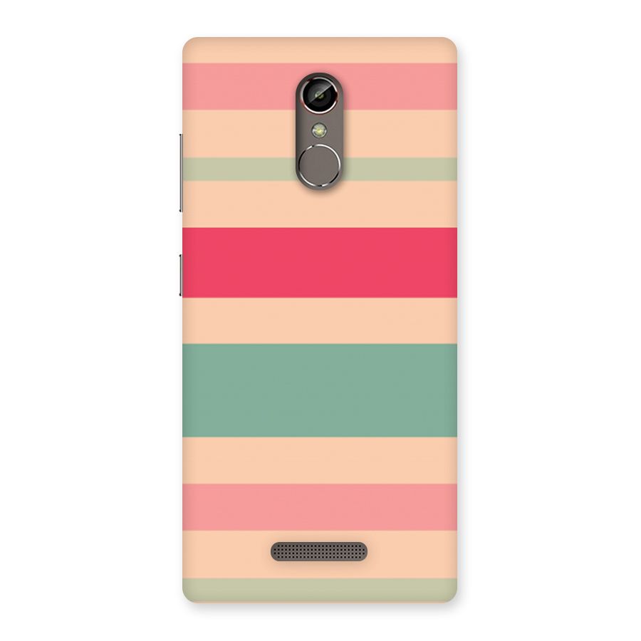 Pastel Stripes Vintage Back Case for Gionee S6s