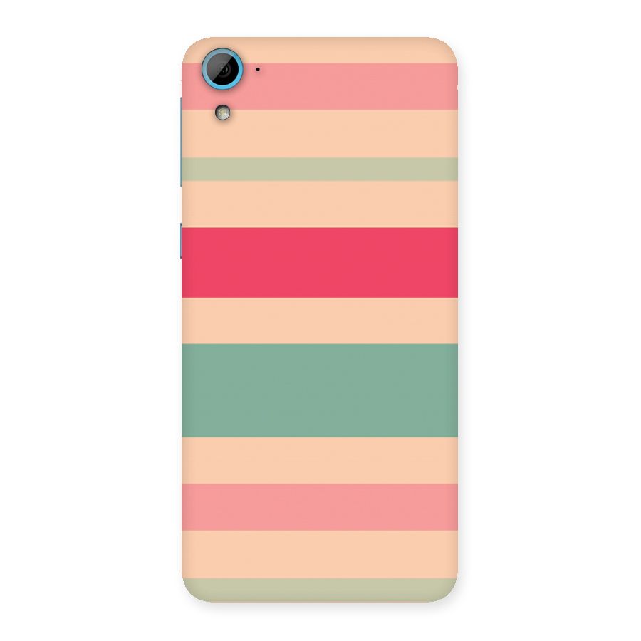 Pastel Stripes Vintage Back Case for HTC Desire 826