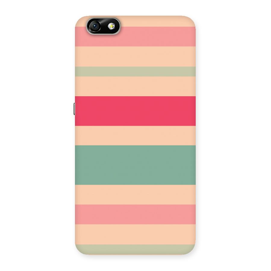 Pastel Stripes Vintage Back Case for Honor 4X