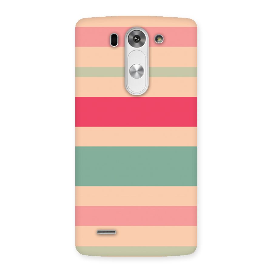 Pastel Stripes Vintage Back Case for LG G3 Beat