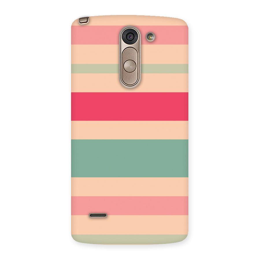 Pastel Stripes Vintage Back Case for LG G3 Stylus