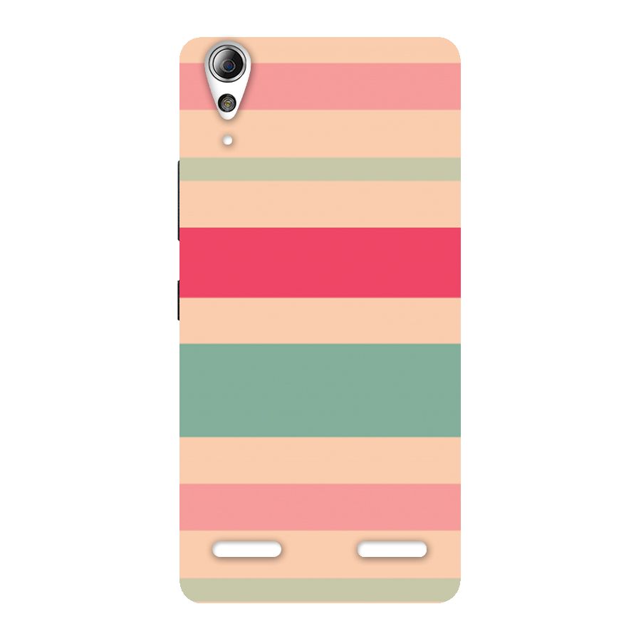 Pastel Stripes Vintage Back Case for Lenovo A6000