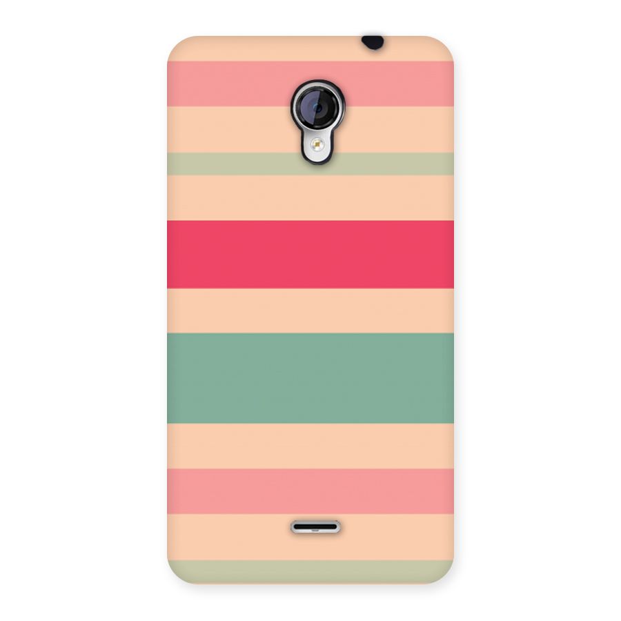 Pastel Stripes Vintage Back Case for Micromax Unite 2 A106